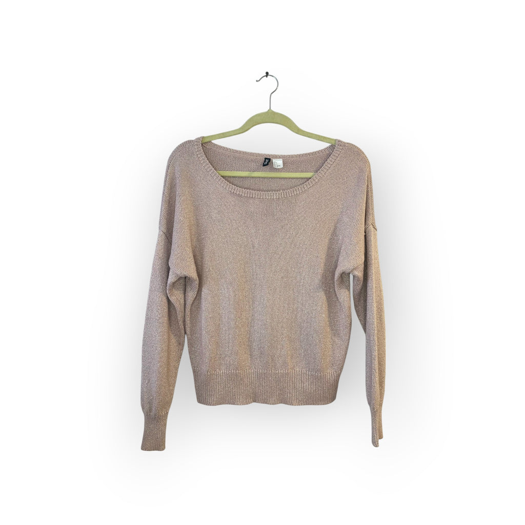 SWEATER H&M ROSADO (BRILLO)