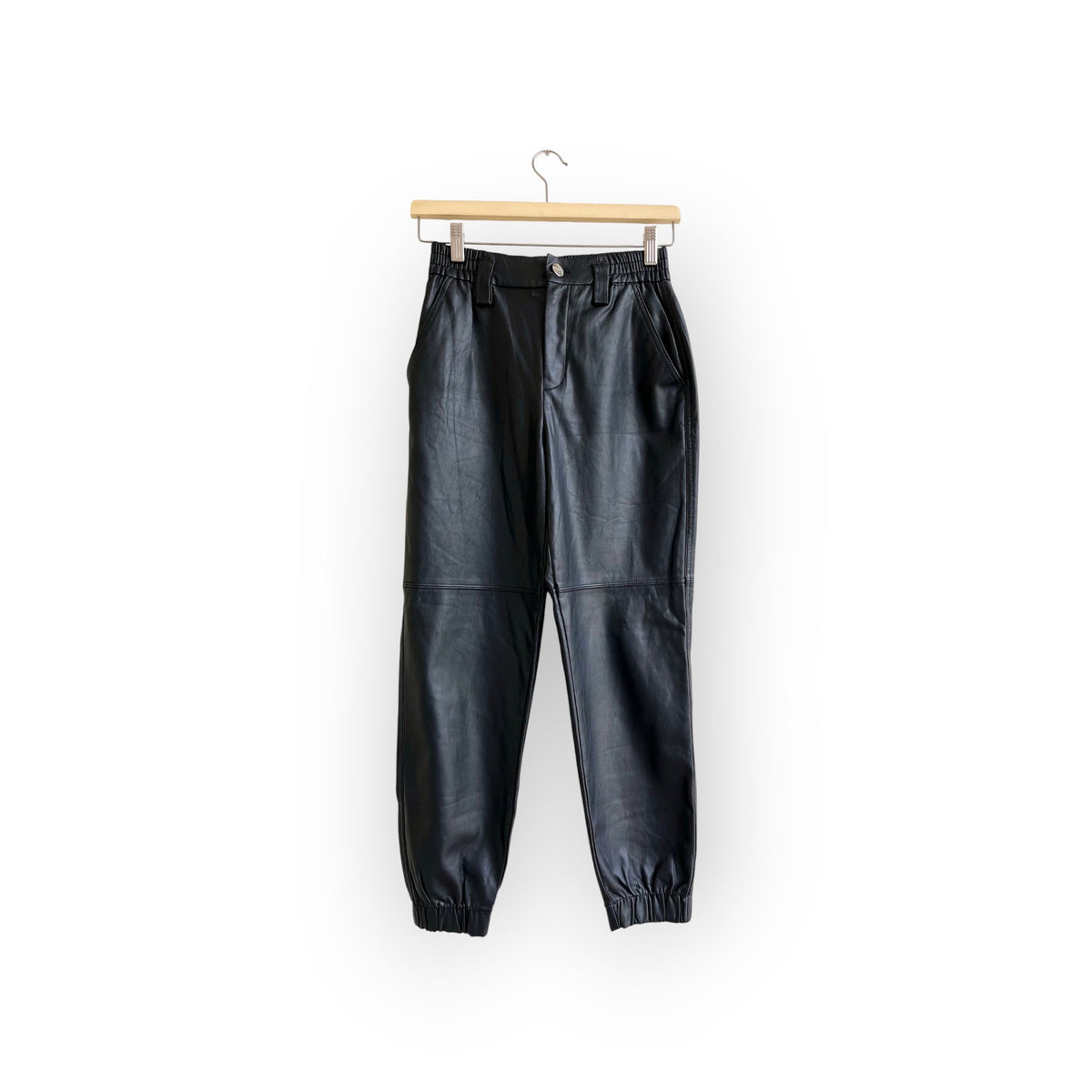 PANTALON BERSHKA ECOCUERO