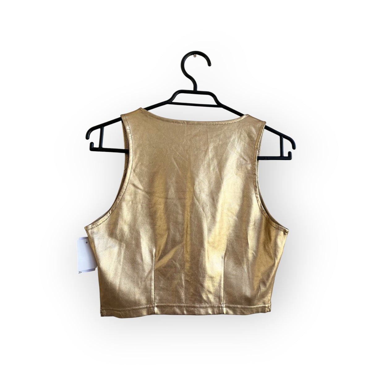 POLERA DORADA CROP